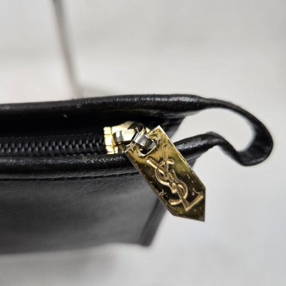 Saint Laurent Clutch Bag Second Bag YSL Cassandra Leather Authentic