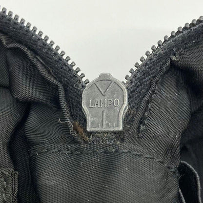 PRADA Hand Bag Tote Accessory Pouch Logo Nylon Black Authentic