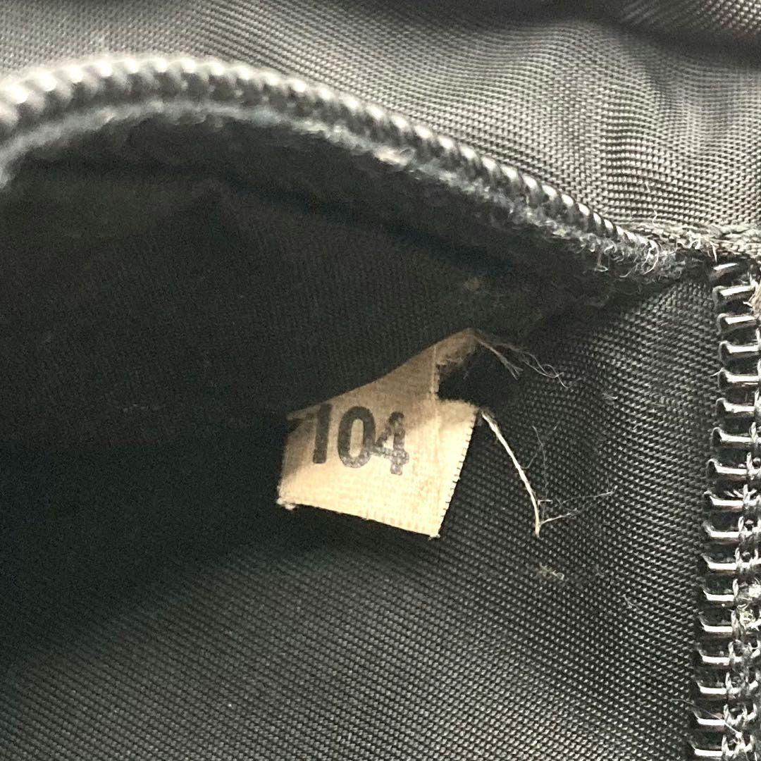 PRADA Hand Bag Tote Accessory Pouch Logo Nylon Black Authentic