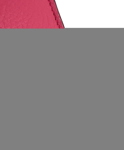 Chloe Shoulder Bag Purse ALPHABET Shocking Pink Authentic