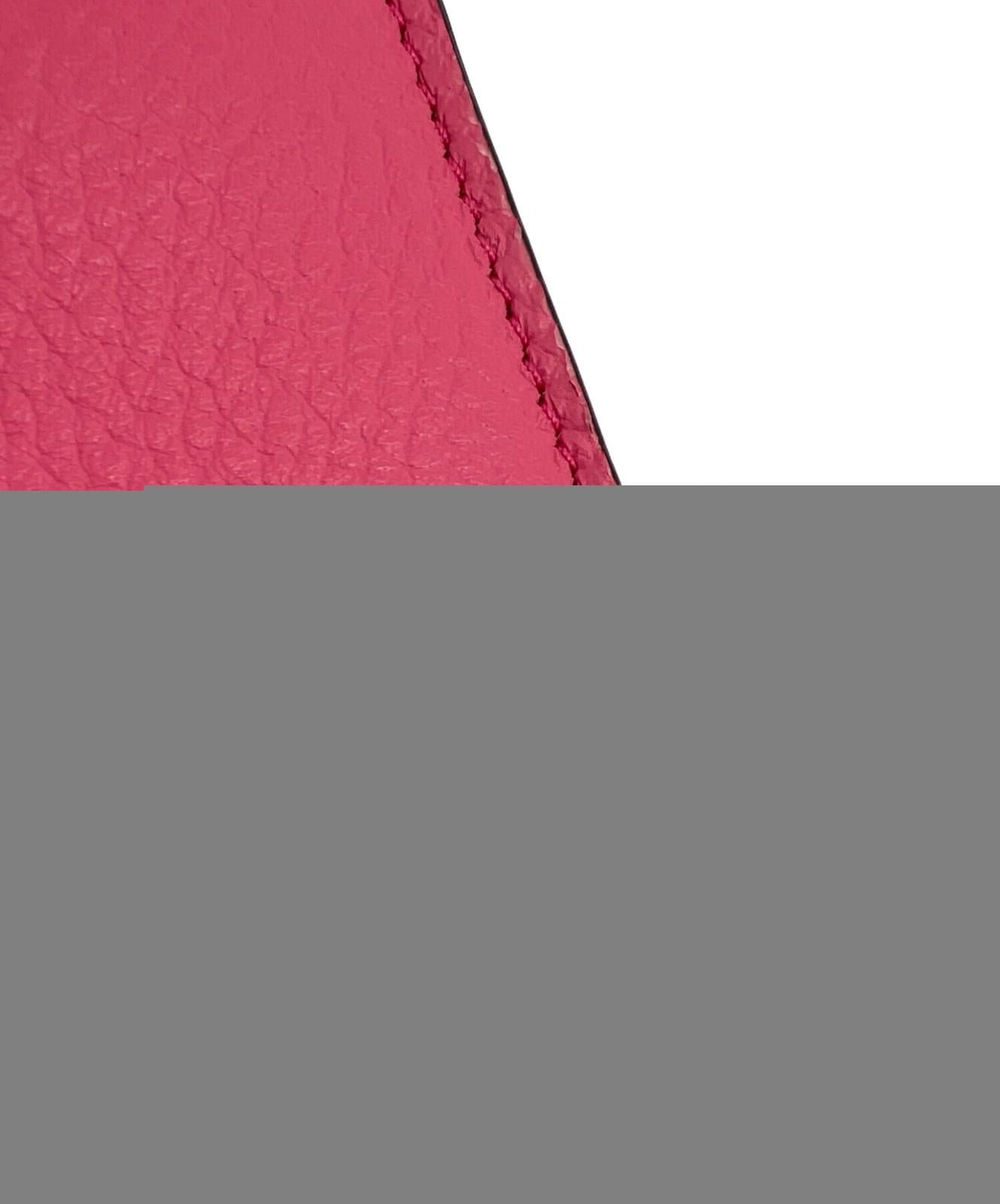 Chloe Shoulder Bag Purse ALPHABET Shocking Pink Authentic