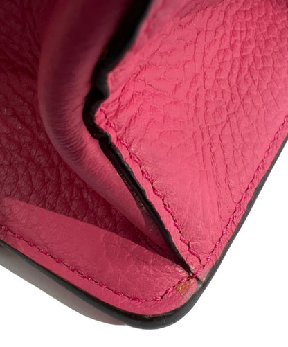 Chloe Shoulder Bag Purse ALPHABET Shocking Pink Authentic