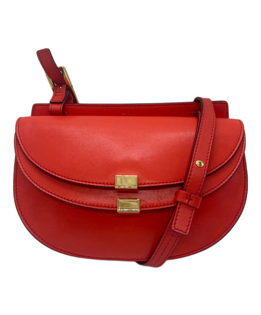 Chloe Shoulder Bag Purse Red Authentic