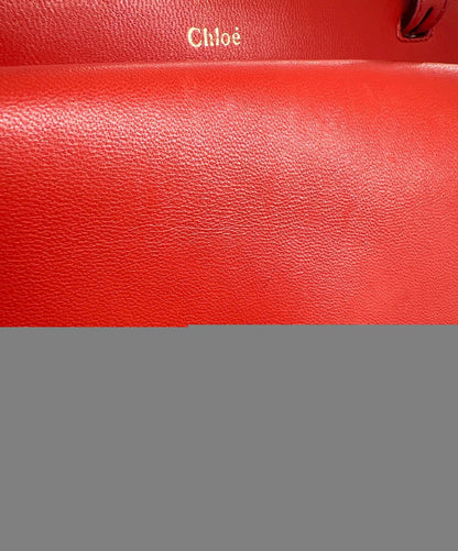 Chloe Shoulder Bag Purse Red Authentic
