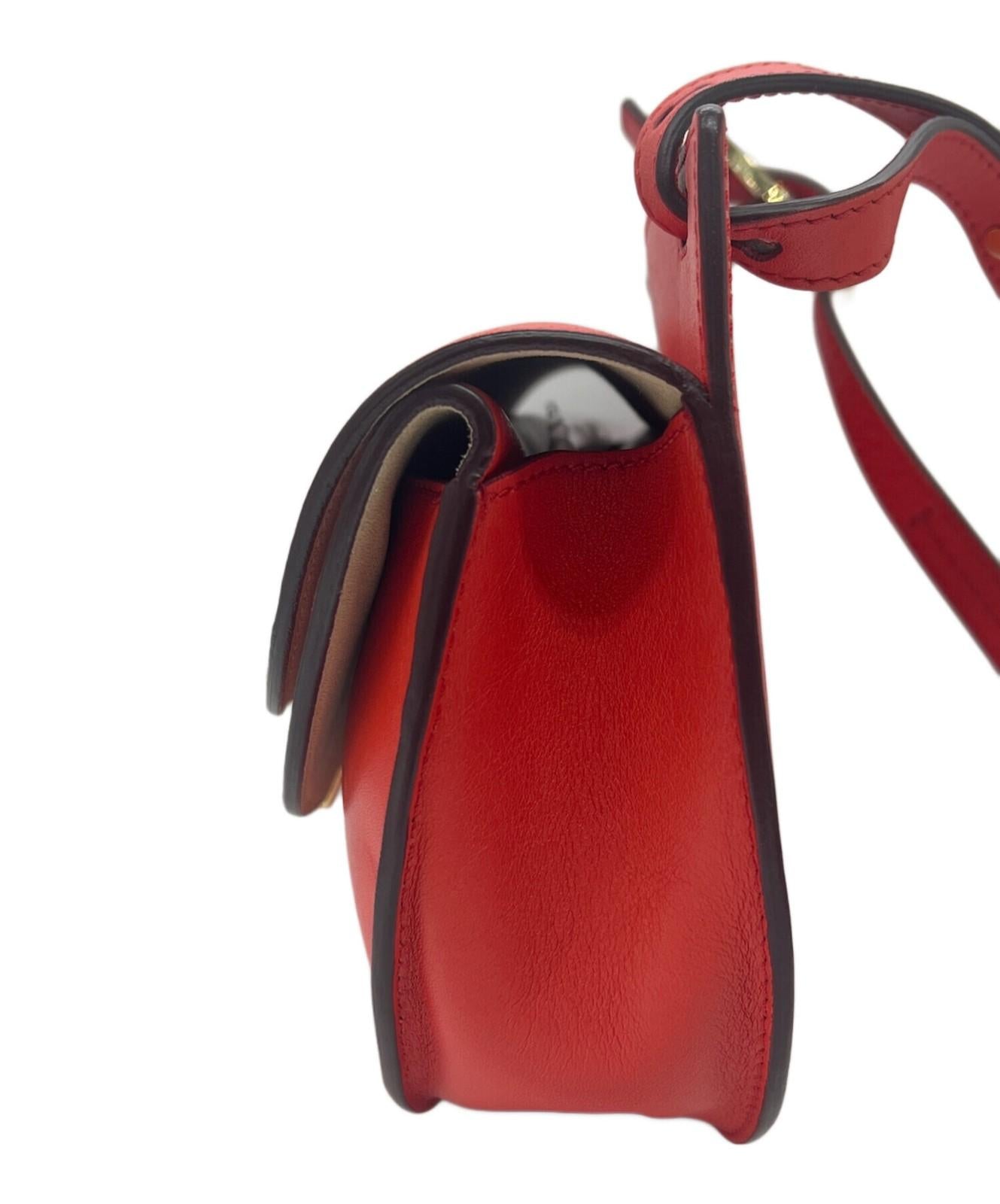 Chloe Shoulder Bag Purse Red Authentic