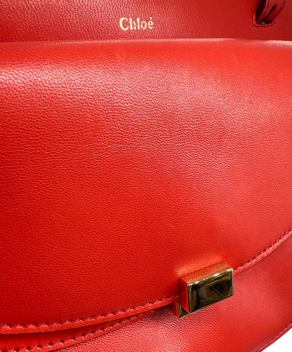 Chloe Shoulder Bag Purse Red Authentic