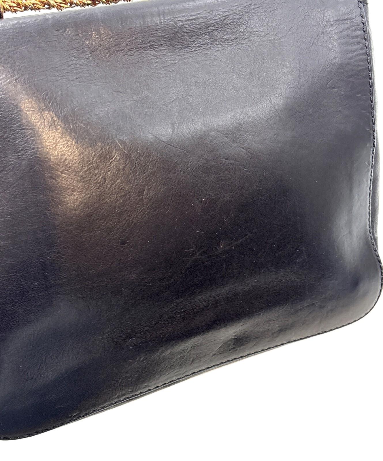 Chloe Shoulder Bag Purse Chain Elsie Black Authentic