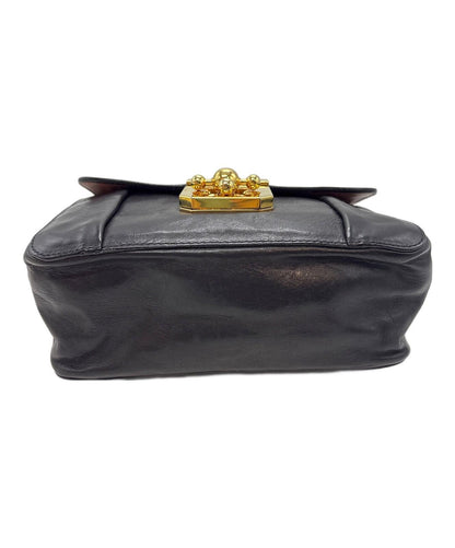 Chloe Shoulder Bag Purse Chain Elsie Black Authentic