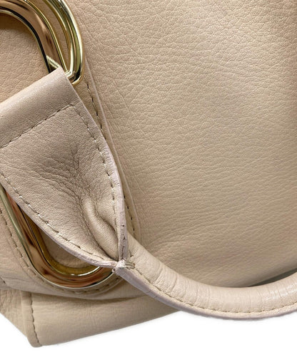 SEE BY CHLOE Hand Shoulder Bag Tote Purse 2way Leather Pink Authentic