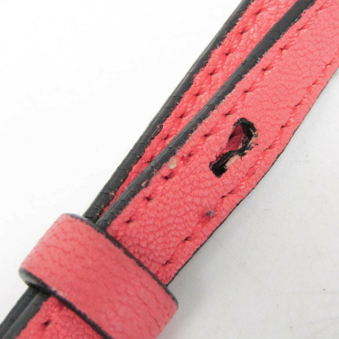 Chloe Shoulder Bag Purse Leather Peach Pink Beige Authentic