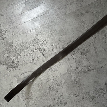 Saint Laurent Men's Belt Logo Leather Black Authentic