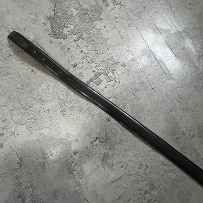 Saint Laurent Men's Belt Logo Leather Black Authentic