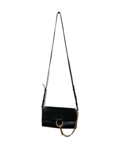 Chloe Mini Shoulder Bag Purse FAYE Black Authentic