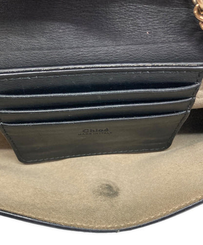 Chloe Mini Shoulder Bag Purse FAYE Black Authentic