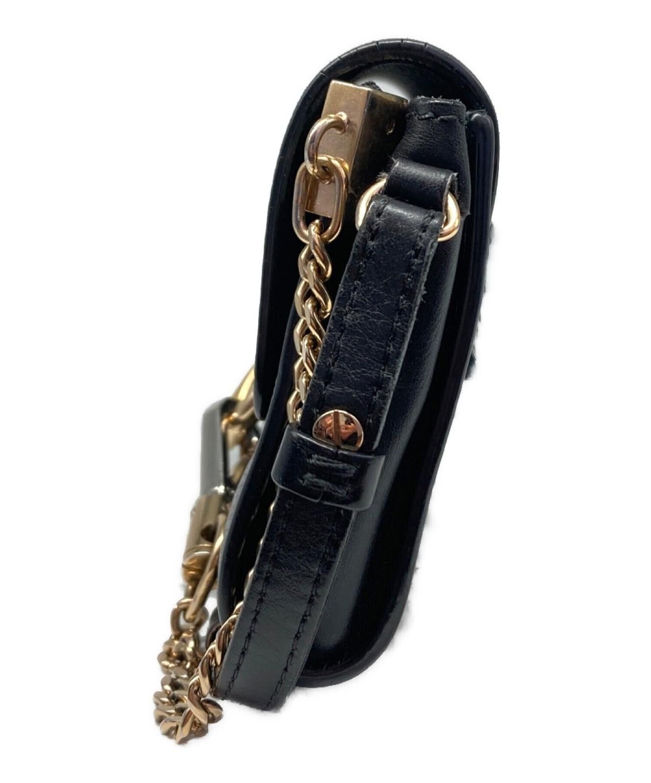 Chloe Mini Shoulder Bag Purse FAYE Black Authentic