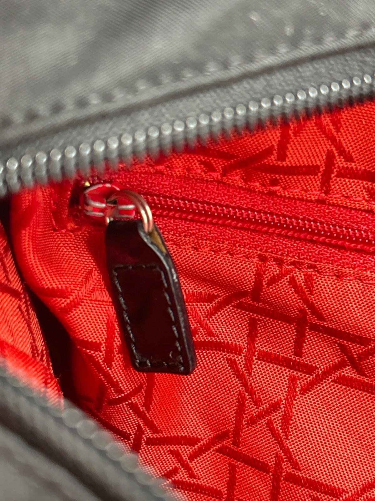 Christian Dior Hand Bag Tote Purse Cannage Black Authentic