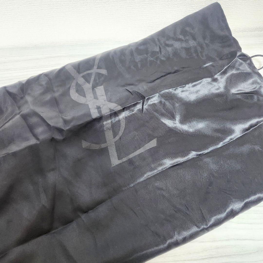 Saint Laurent Hand Shoulder Bag Tote Purse Y Line Leather Brown Authentic