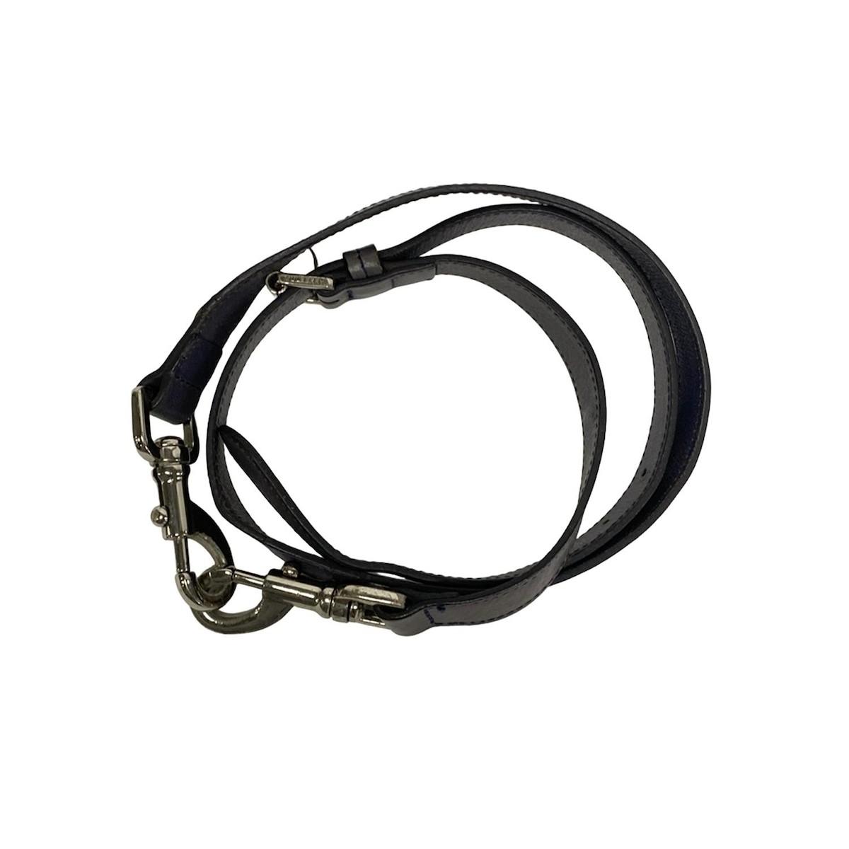 MULBERRY Hand Bag Tote Purse Turn Lock Leather Blue Gray Authentic