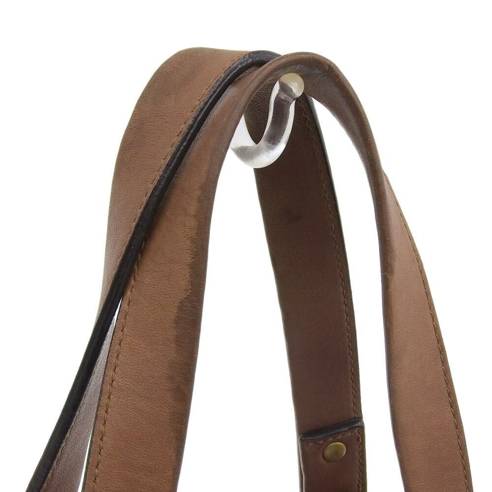 MULBERRY Hand Shoulder Bag Tote Purse Boston 2way Leather Brown Authentic