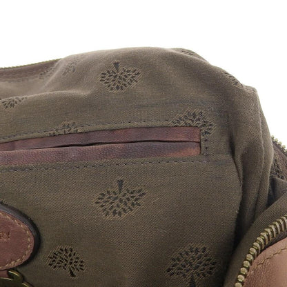 MULBERRY Hand Shoulder Bag Tote Purse Boston 2way Leather Brown Authentic