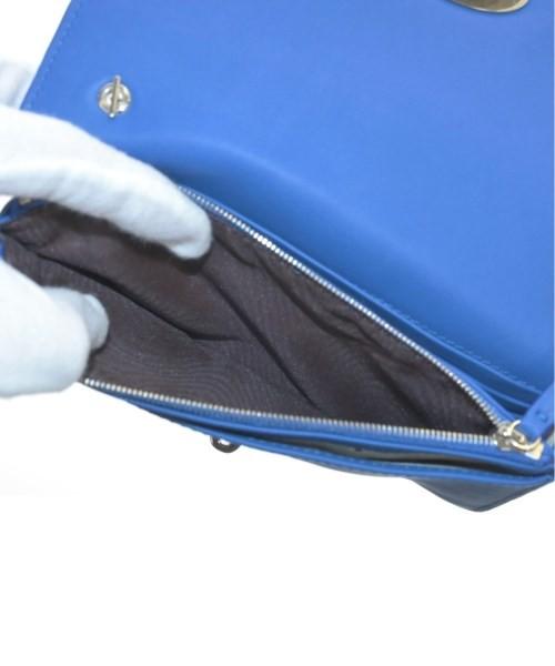 MULBERRY Shoulder Bag Purse Chain Turn Lock Blue Authentic