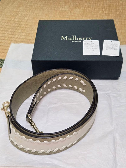 MULBERRY Shoulder Strap Belt Leather Authentic