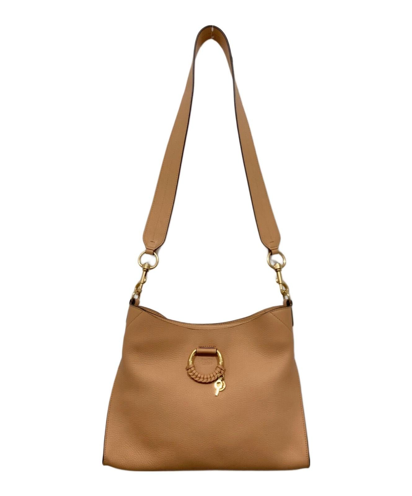 See By Chloe Hand Shoulder Bag Tote Purse JOAN SBC Small Top Handle Bag Beige