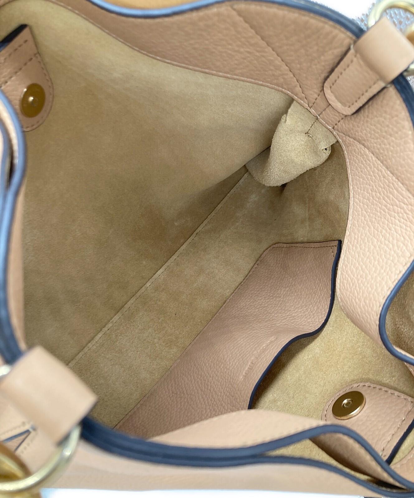 See By Chloe Hand Shoulder Bag Tote Purse JOAN SBC Small Top Handle Bag Beige