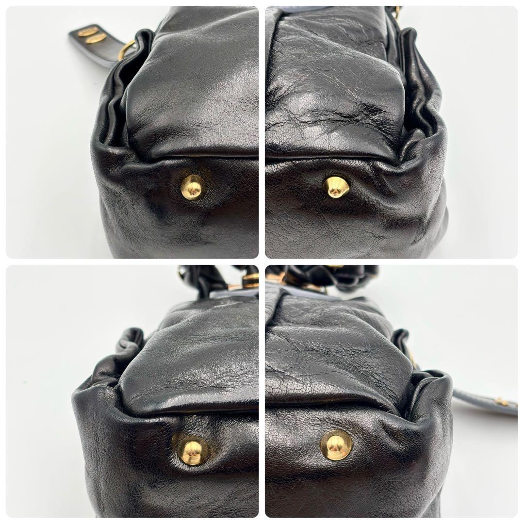 Chloe Hand Bag Tote Purse Satchel Bag Eloise Leather Black Authentic