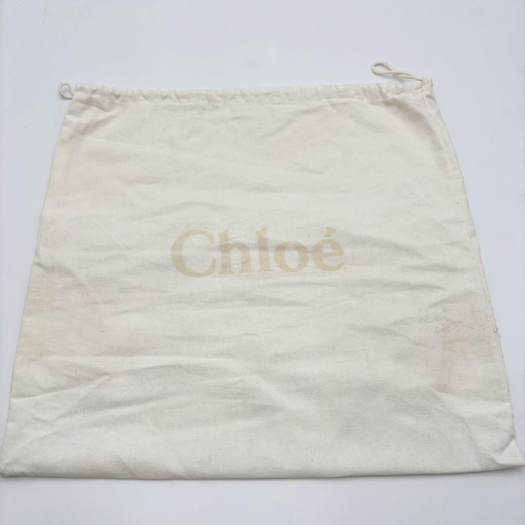 Chloe Hand Bag Tote Purse Satchel Bag Eloise Leather Black Authentic