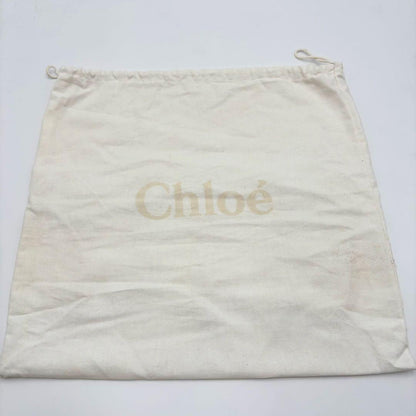 Chloe Hand Bag Tote Purse Satchel Bag Eloise Leather Black Authentic