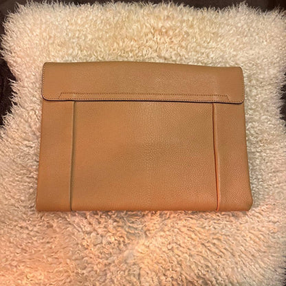 Chloe Clutch Bag Second Bag Elsie Leather Beige Authentic