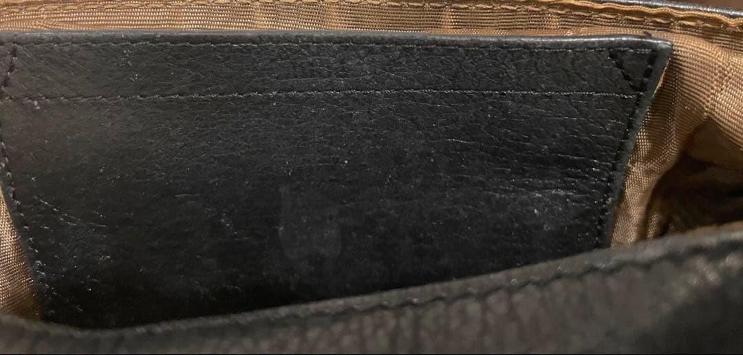 Chloe Shoulder Bag Purse 2way LILY Leather Black Authentic