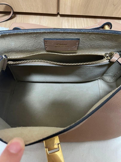 Chloe Shoulder Bag Purse Salmon Pink Authentic