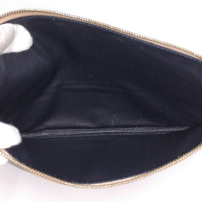 CELINE Clutch Bag Second Bag Leather Authentic