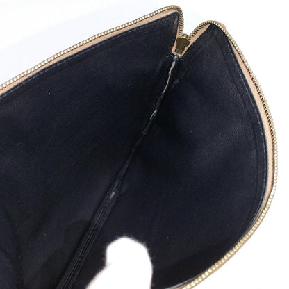 CELINE Clutch Bag Second Bag Leather Authentic