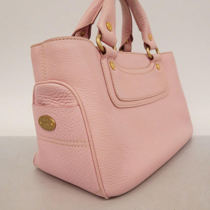 CELINE Hand Bag Tote Purse Boogie Leather Pink Authentic