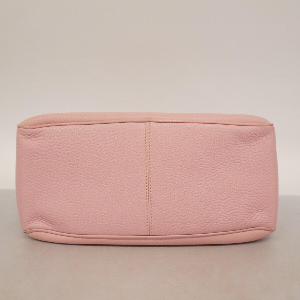 CELINE Hand Bag Tote Purse Boogie Leather Pink Authentic