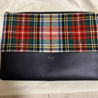CELINE Clutch Bag Second Bag Multicolor Authentic