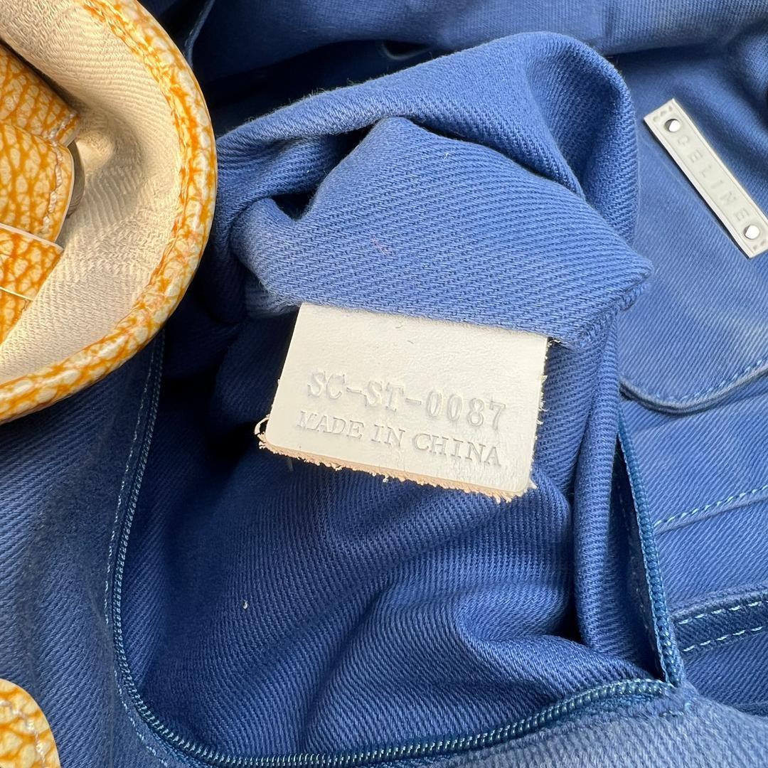 CELINE Hand Bag Tote Purse Macadam Canvas Beige Authentic