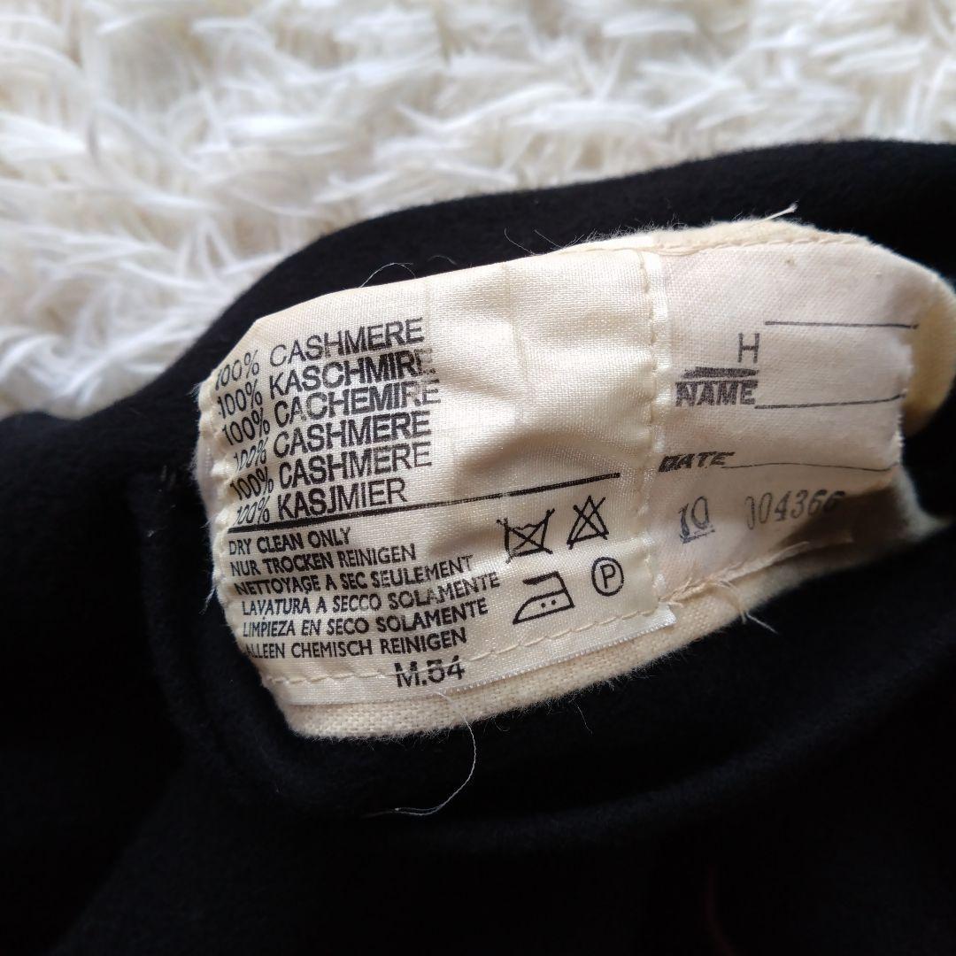 Aquascutum Long Coat Asian fit XL US size L Black Authentic