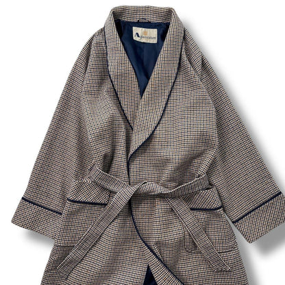 Aquascutum Long Coat Asian fit L US size M Check Authentic