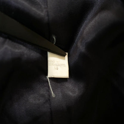 Aquascutum Wool double-breasted Chester Coat Asian fit XL US size L Black Auth