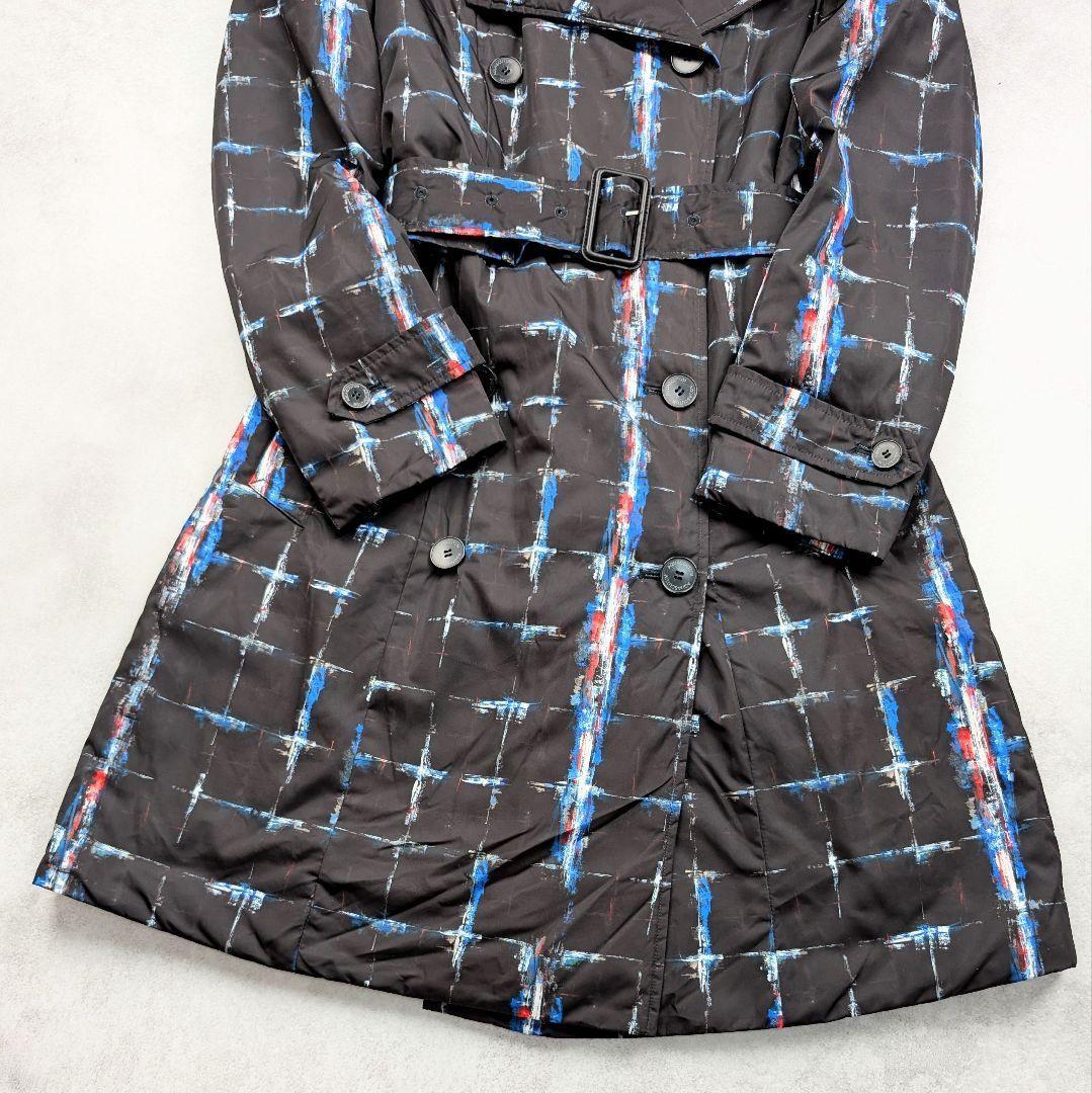 Aquascutum Trench Coat Asian fit L 40 US size M Black Authentic