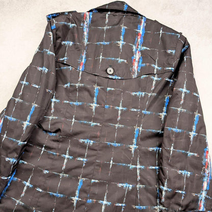 Aquascutum Trench Coat Asian fit L 40 US size M Black Authentic