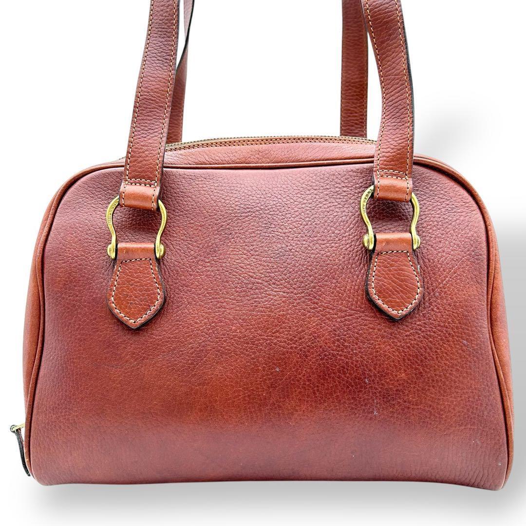 MULBERRY Hand Bag Tote Purse Leather Brown Authentic