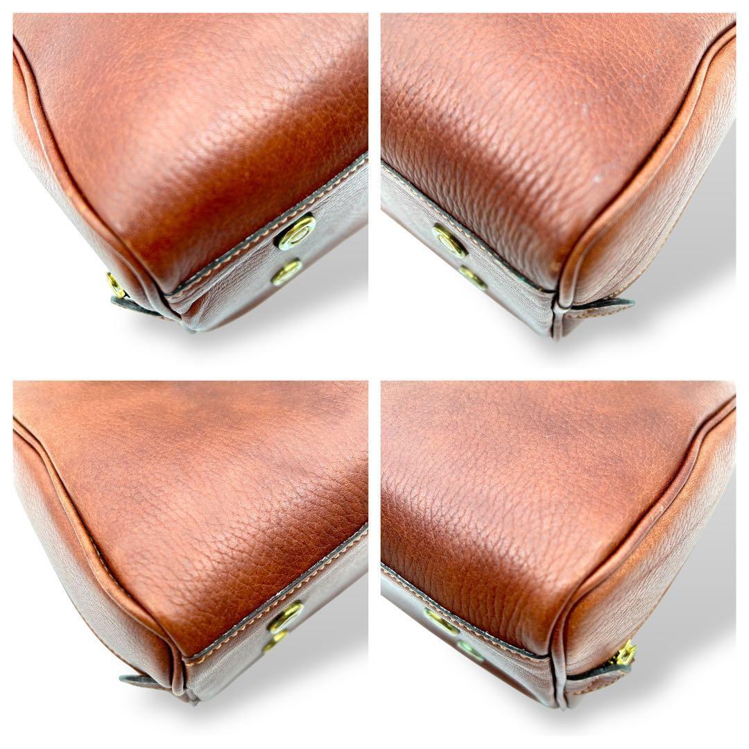 MULBERRY Hand Bag Tote Purse Leather Brown Authentic