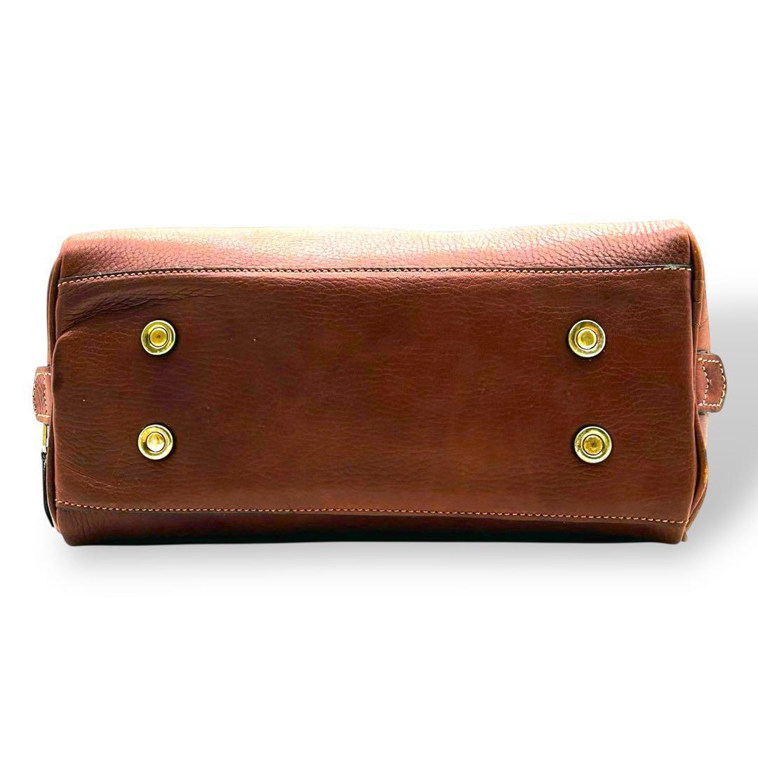 MULBERRY Hand Bag Tote Purse Leather Brown Authentic