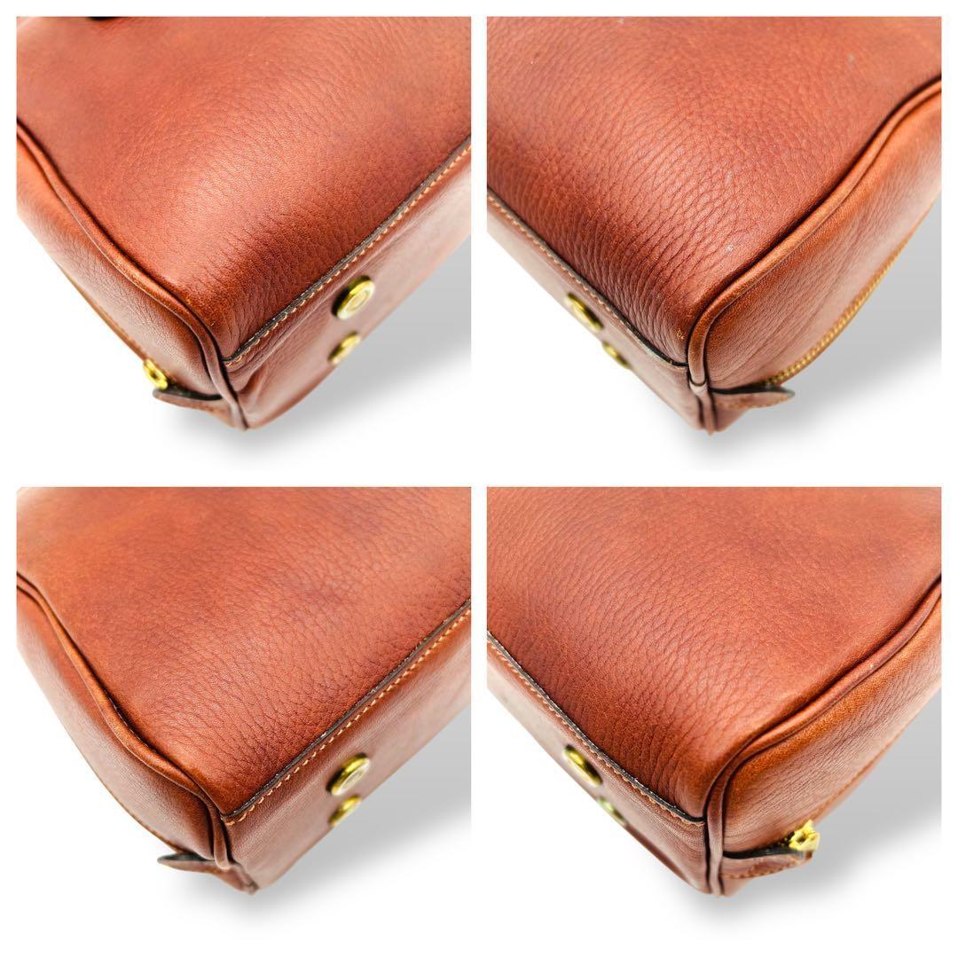 MULBERRY Hand Bag Tote Purse Leather Brown Authentic