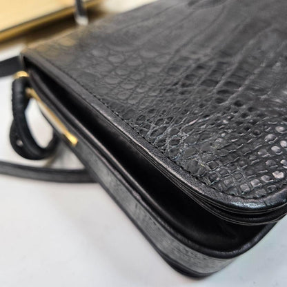 Chloe Shoulder Bag Purse Leather Black Authentic